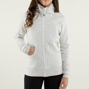 Lululemon Calm & Cozy Jacket - 6 Heathered White